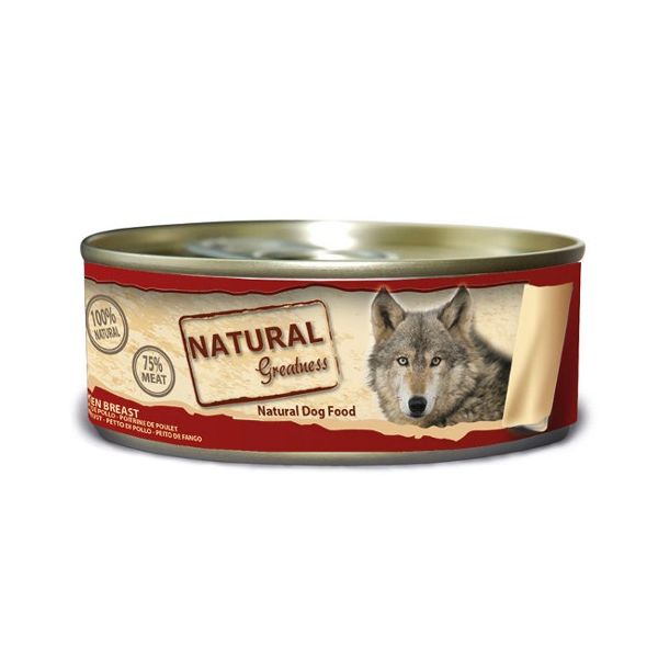 Ração Húmida Natural Greatness Chicken Breast 156g
