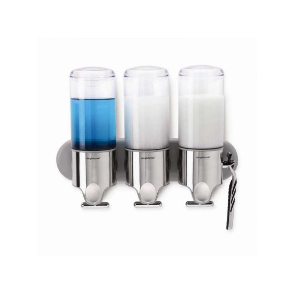 Simplehuman Saboneteira Gel em Inox 3x0.4L Simplehuman - CB4099