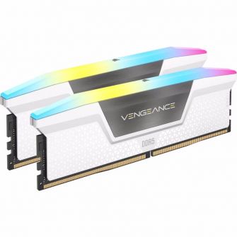 Corsair Vengeance RGB White 32GB 2x16GB DDR5 6400MHZ CL36 (rev2)