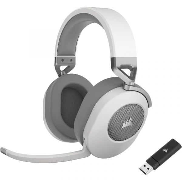 Corsair HS65 Wireless V2 Headset Gaming Sem Fios 7.1 Branco