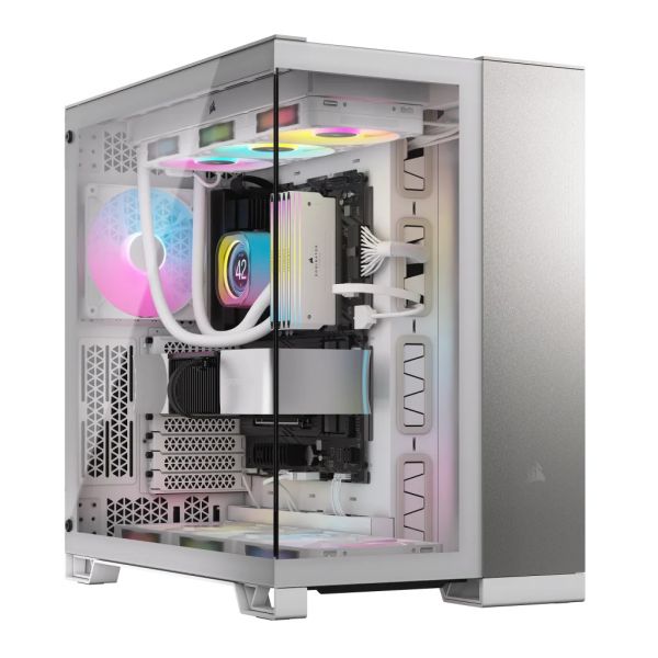 Corsair 6500X Vidro Temperado Branca/Cinza