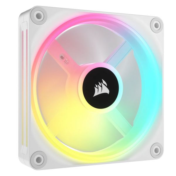 Ventoinha 120mm Corsair ICUE Link QX120 RGB PWM Branca - CO-9051005-WW