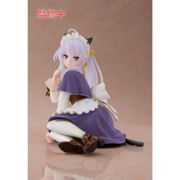 Square Enix Wandering Witch: The Journey Of Elaina - Elaina Cat Maid Version Renewal Edition 18 cm