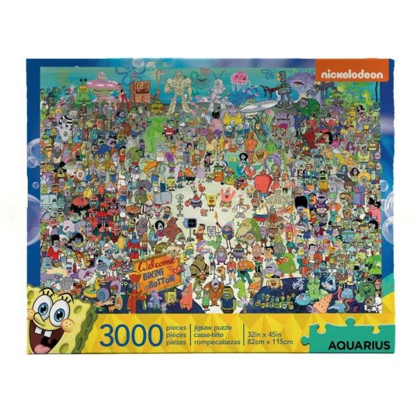 Aquarius Puzzle 3000 Peças Spongebob Squarepants Bikini Bottom