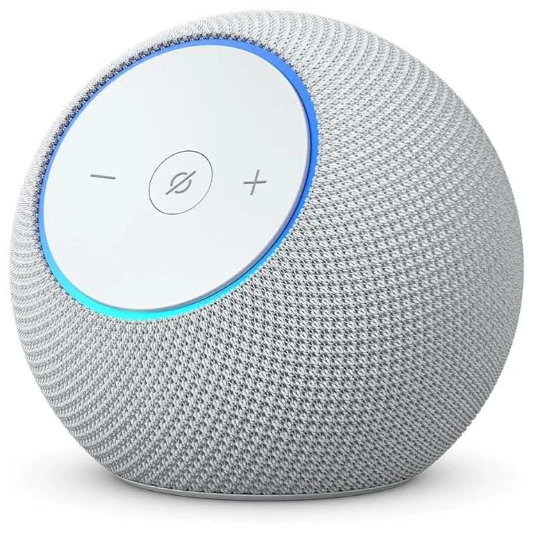 Amazon Echo Dot Max Branco — Alto-falante Inteligente Alexa com Som Surround