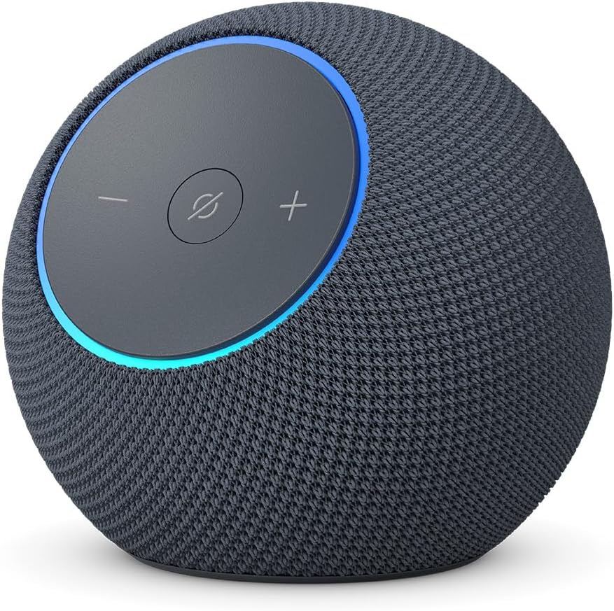 Amazon Echo Dot Max Graphite — Alto-falante Inteligente Alexa com Som Surround