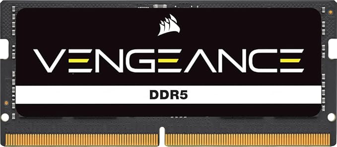 Memória RAM Corsair Vengeance SODIMM CMSX48GX5M1A5600C48 48GB 1x48GB DDR5 5600MHz CL48 Intel XMP Preto