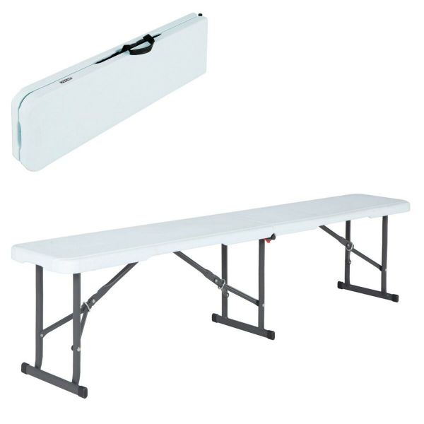 Lifetime Banco Branco Dobrável 183 X 42 X 29 - S8901377