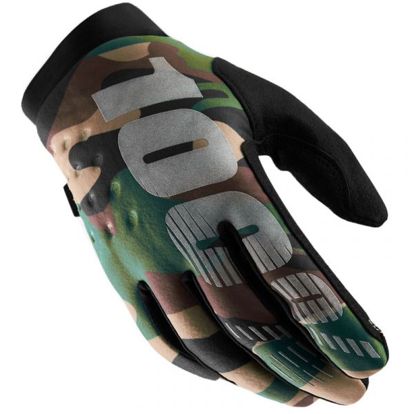 100% Luvas Brisker Camo / Black S - R10010016-061-S