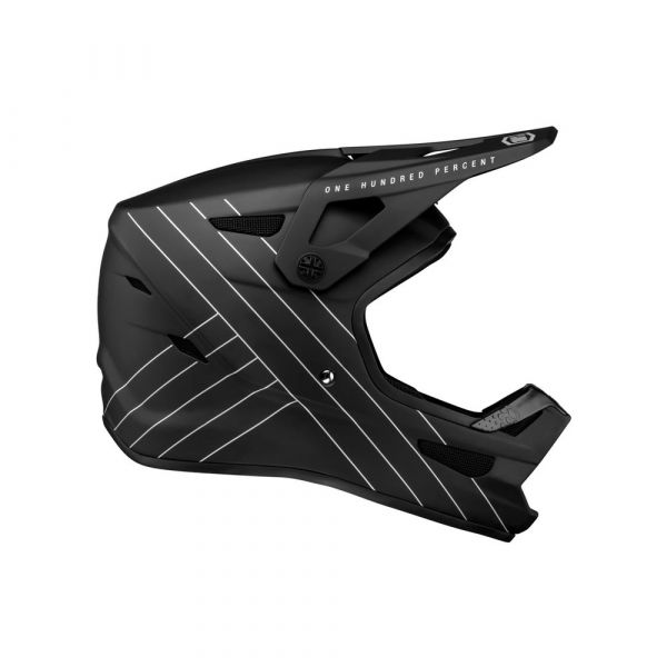 100percent Mountain Bike 100% Status Essential Downhill Helmet Preto 2XL