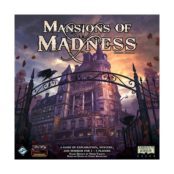 Divercentro Jogo Tabuleiro Mansions Madness: Second Edition