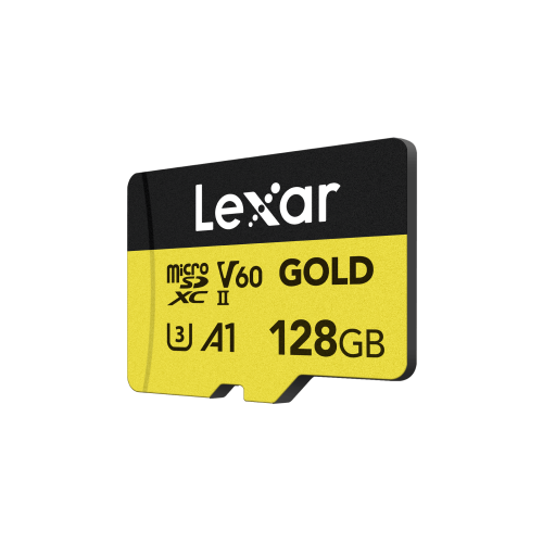 Lexar 128GB MicroSDXC Gold Series UHS-II V60 LMSGOLD128G-BNNNG
