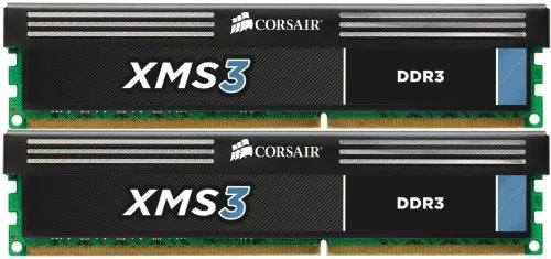 Corsair Memoria RAM DDR3 1333 MHz CMX8GX3M2A1333C9 XMS3 8GB (2x4GB)