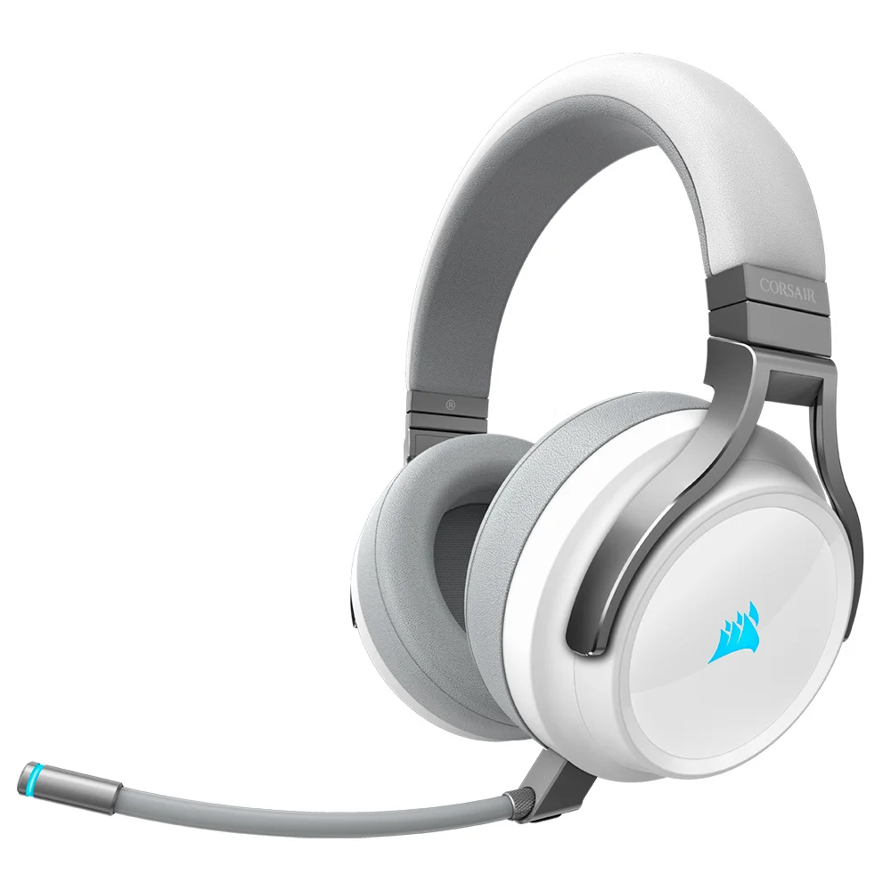 Auscultadores Corsair Virtuoso RGB Wireless 7.1 Branco