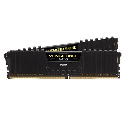 Memória RAM Corsair 32GB Vengeance LPX (2x 16GB) DDR4 2666MHz PC4-21300 CL16 Black - CMK32GX4M2A2666C16