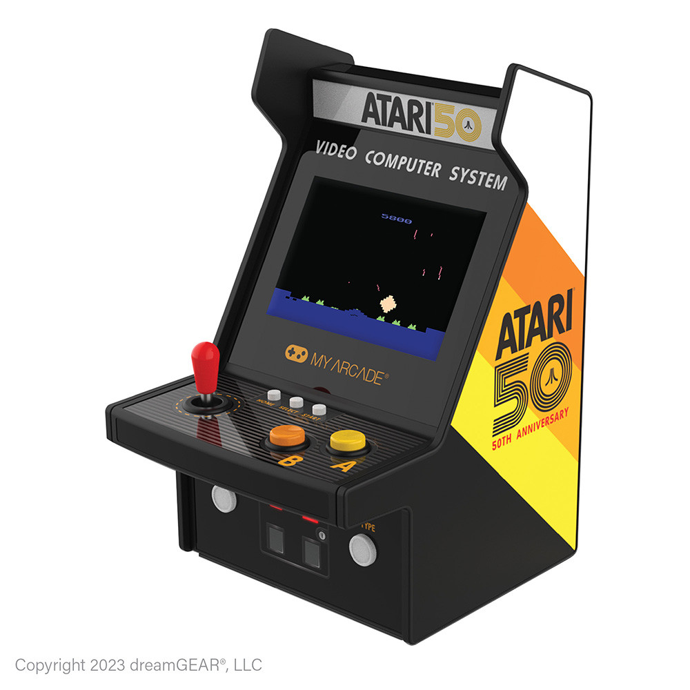Atari 100 games micro player 6,75 polegadas