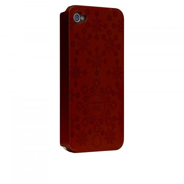 Case-mate cm016774 iphone 4 4s Red barely there daisy - cm016774