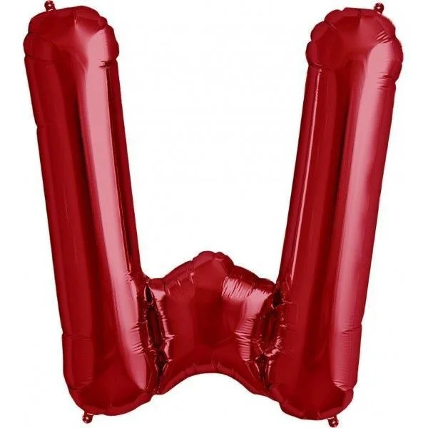 NorthStar Balão Foil 34'' Letra W Vermelho - 180000244