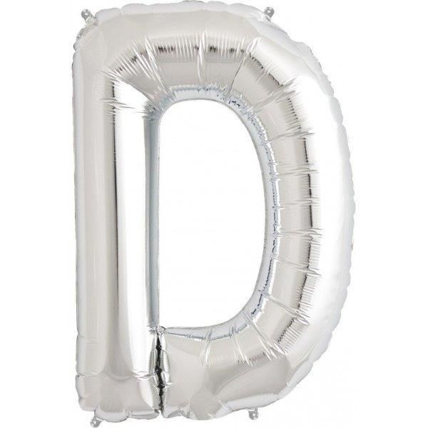 Northstar Balão Foil 16" Letra D Prateado - 180048201
