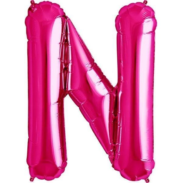 Northstar Balão Foil 16'' Letra N Rosa - 180000518