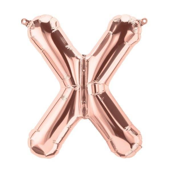Northstar Balão Foil 16" Letra X Rose Gold - 180136001