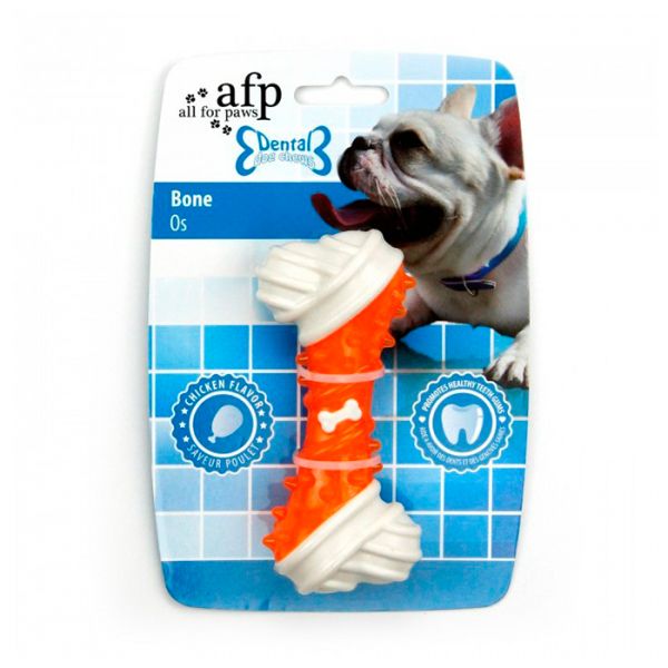 All For Paws Brinquedo Cão Osso Dental Galinha