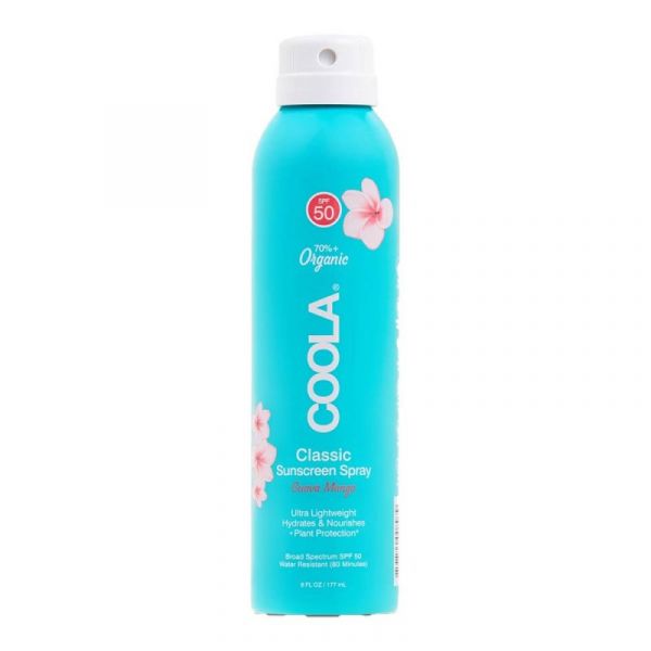 Protetor Solar Coola Classic Body Organic Sunscreen Spray SPF50 Manga 177ml