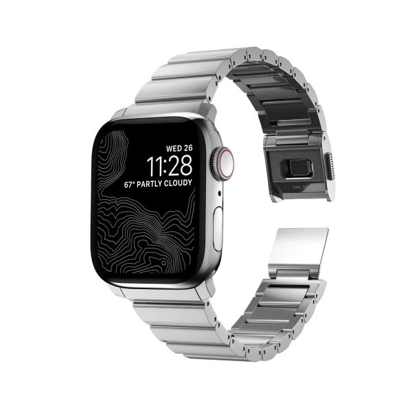 Nomad Bracelete Aço para Apple Watch V2 40/41mm Prateado