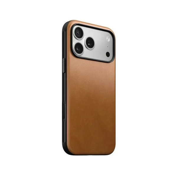 Nomad Capa Couro Moderno iPhone 17 Pro Max Castanho Claro 0856504014261