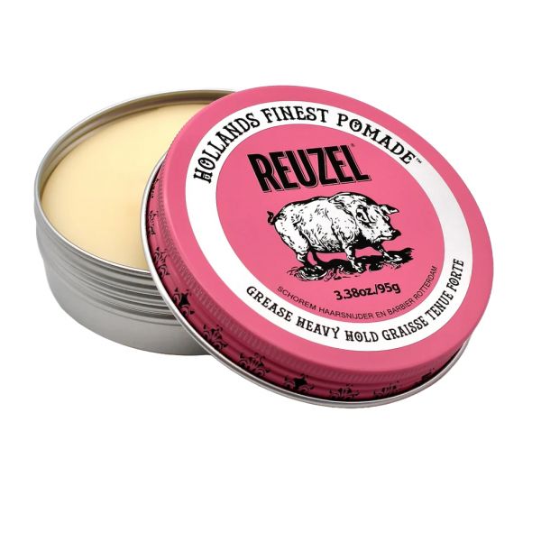 Reuzel Grease Heavy Pomade Hold Pink 95g