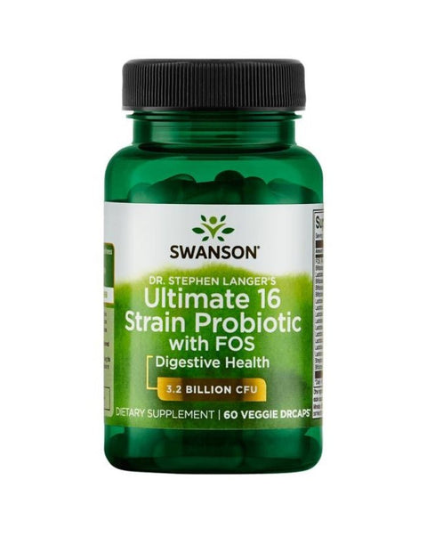 Dr. Stephen Langer's Ultimate 16 Strain Probiotic with FOS 60 Veggie EMBO Caps AP
