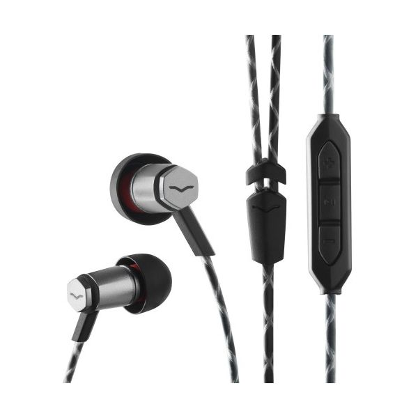 V-Moda Auriculares Com Fio + Micro Forza Metallo Para IOS Black