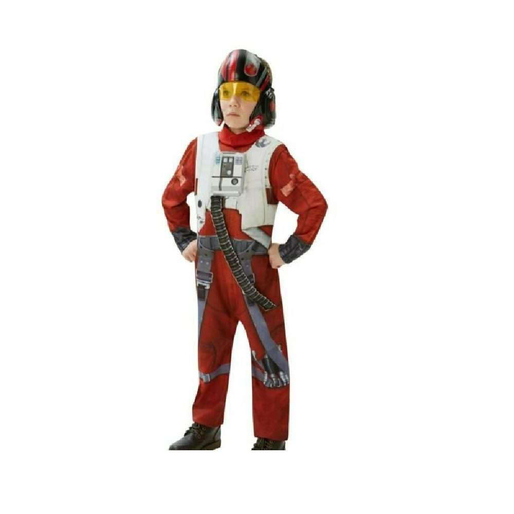Disfarce Star Wars Piloto X-Wing Deluxe 5-6 Anos