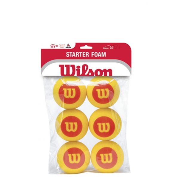 Wilson Bolas Ténis Starter Foam x6