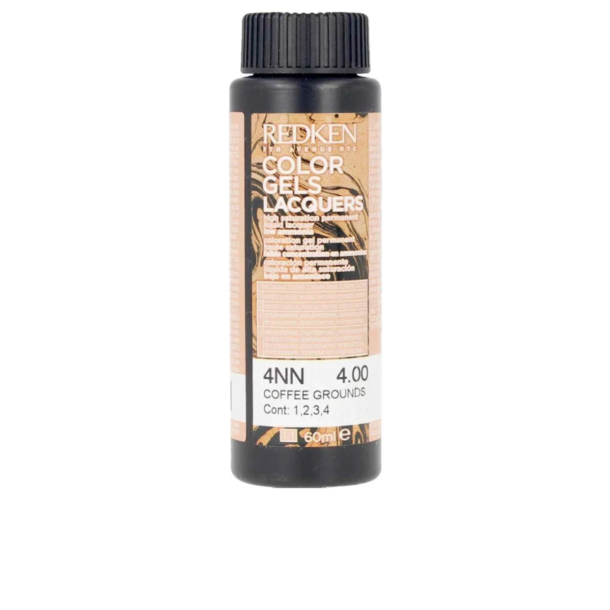 Redken Color Gels Lacquers & Shades EQ Tinta de Cabelo Tom 4NN Coffee Grounds 60ml