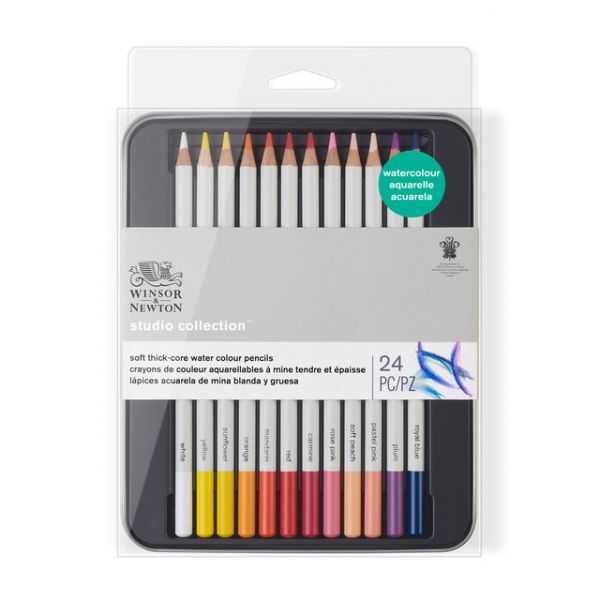 Winsor & Newton Conjunto de 24 Aguareláveis