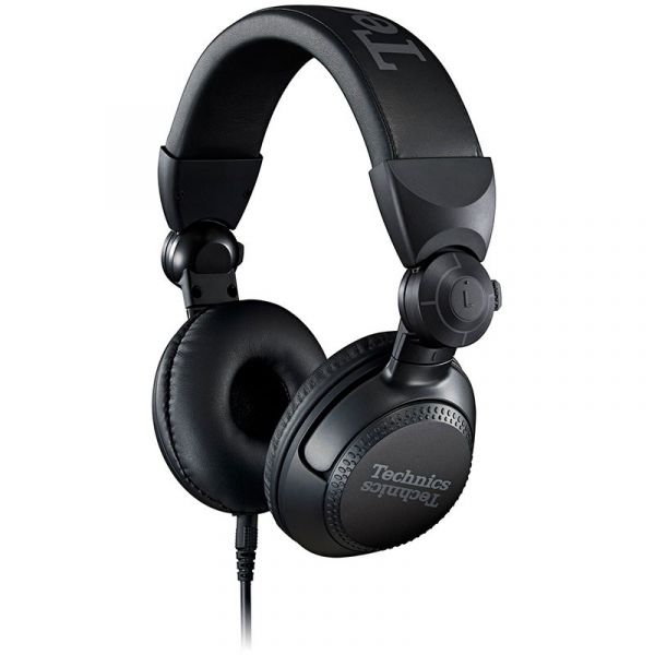 Technics Auscultadores DJ c/ Fios + Micro EAH-DJ1200 Black