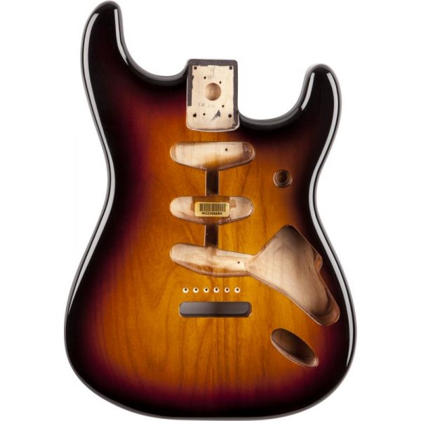 Fender Stratocaster Body Vintage Bridge 3 Color Sunburst
