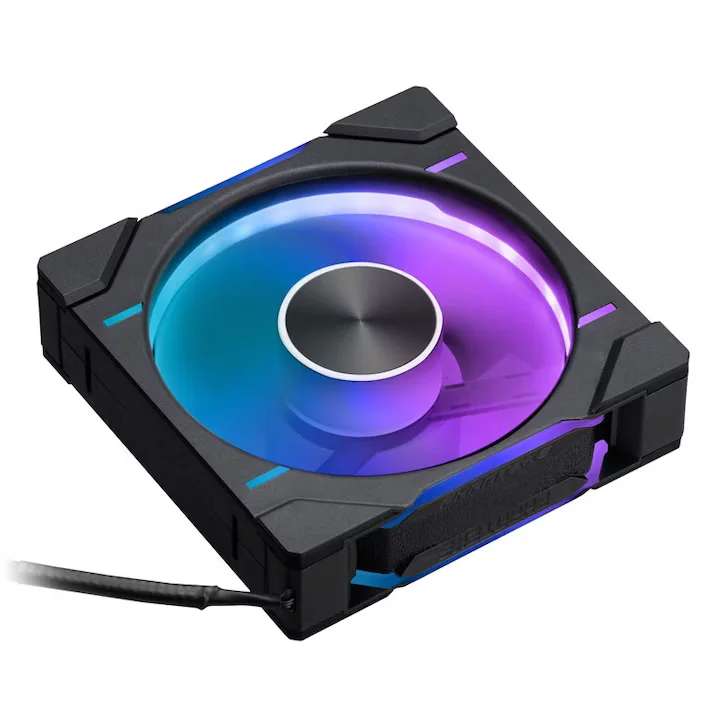 Ventoinha Phanteks D30 PWM reverse Airflow D-RGB Preto 120mm