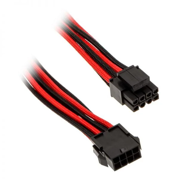Cabo PSU Phanteks Sleeved 8-Pin EPS12V 50cm Preto / Vermelho