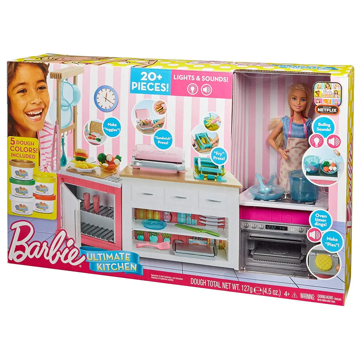 Barbie Super Cozinha com Boneca