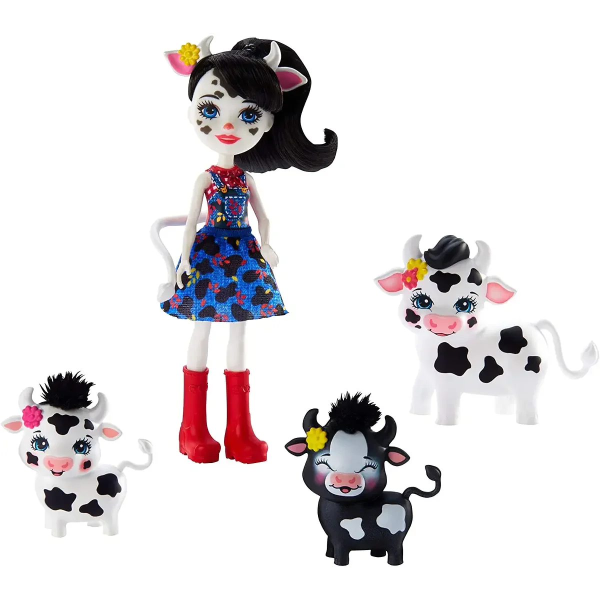 Boneca com Animais - Cambrie Cow, Ricotta, Mac & Cheese