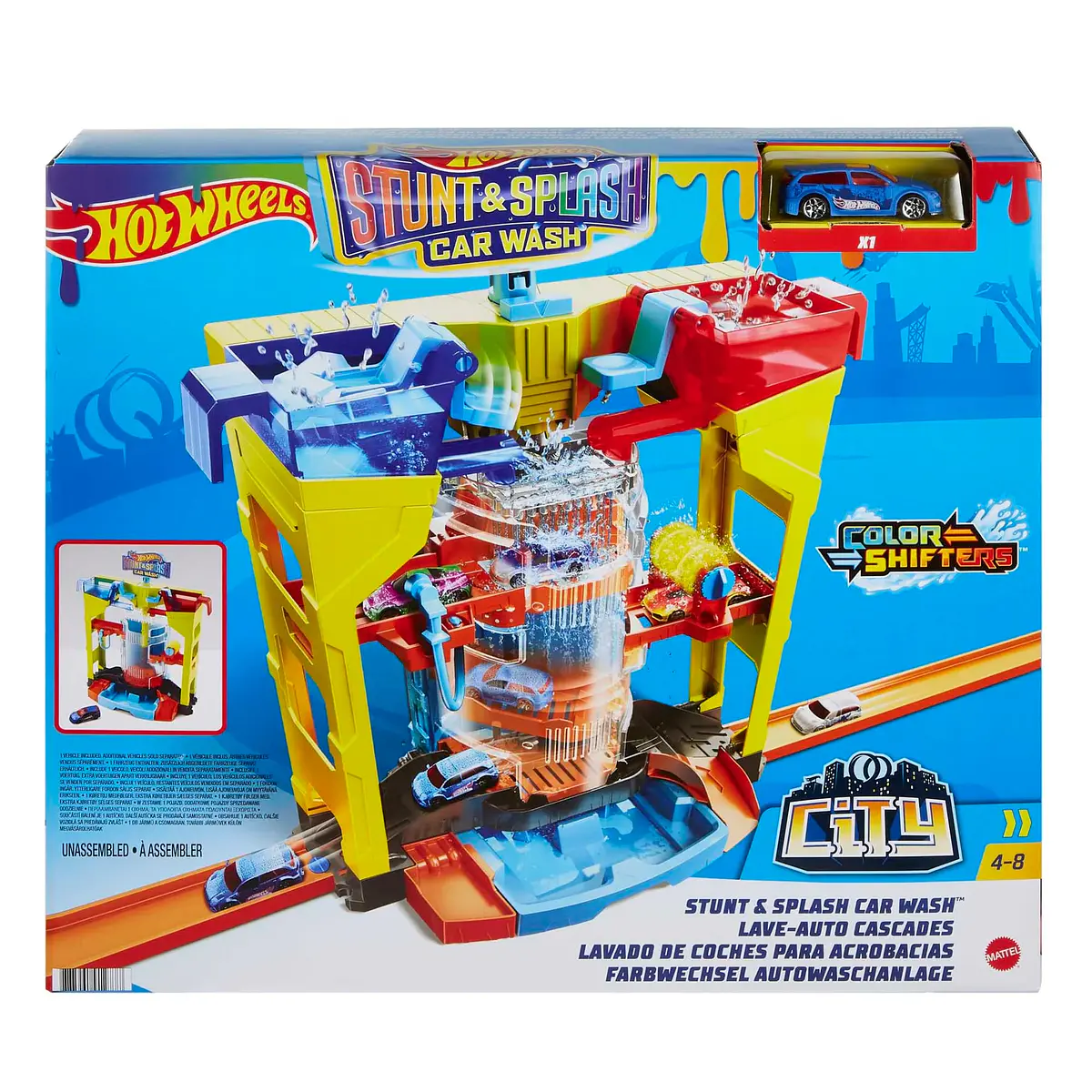 Hot Wheels City - Auto Lavagem de Carros