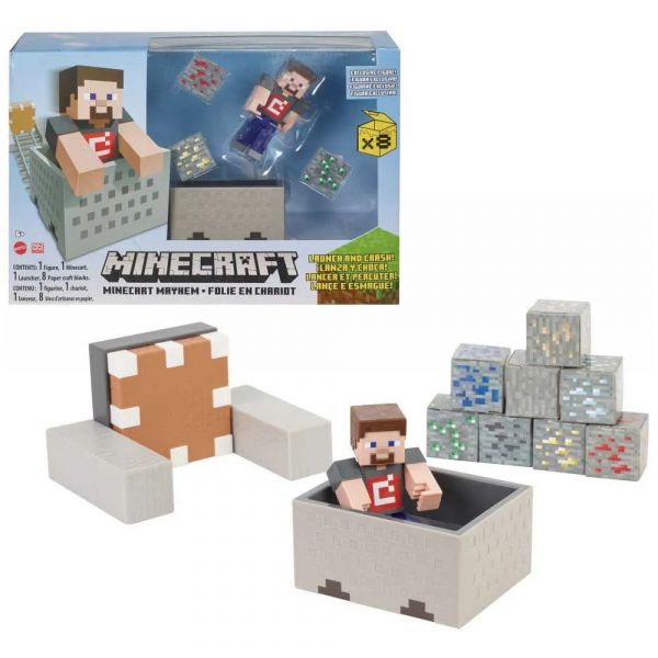 Mattel Brinquedo Minecart Mayhem GVL55