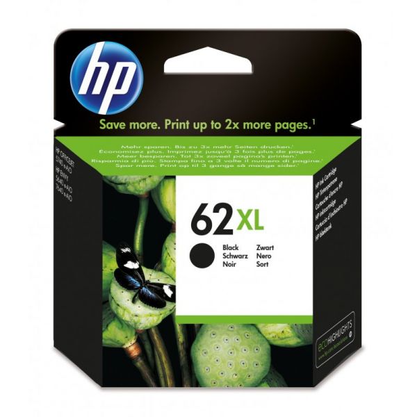 Tinteiro HP 62XL Preto C2P05AE