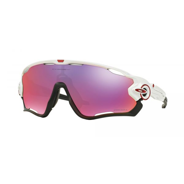 Oakley Óculos Jawbreaker Polished White W/ Prizm Road