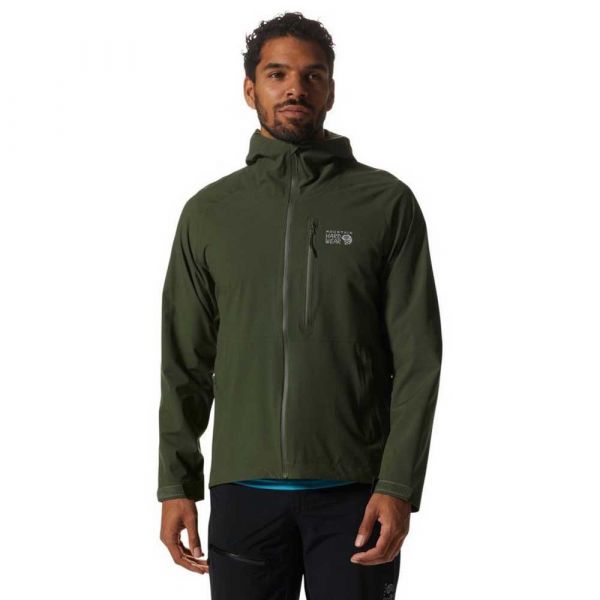 Mountain Hardwear New Stretch Ozonic Softshell Jacket Verde XL Homem