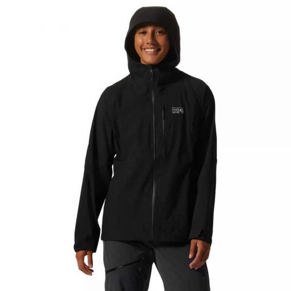 Mountain Hardwear New Stretch Ozonic Softshell Jacket Preto S Mulher