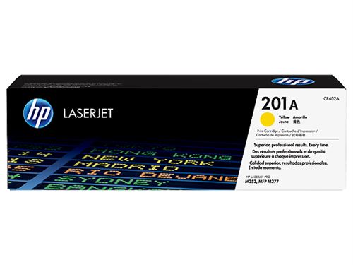 Toner HP LaserJet Original 201A - Amarelo - CF402A