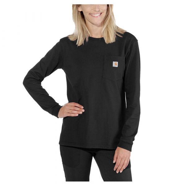 Carhartt Workwear Pocket Long Sleeve T-shirt Preto M